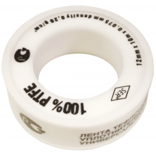 Фум лента PTFE 12 мм х 0.075 мм, 10 м